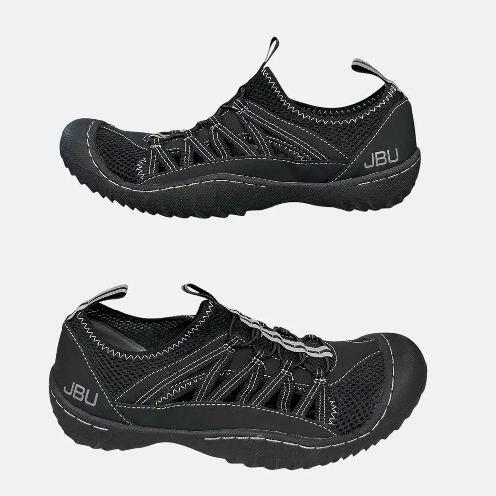 JBU By‎ Jambu Topsail Water Shoes Mens Size 8 Black Mesh Slip On Outdoor